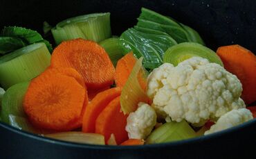 Gedünstetes Gemüse