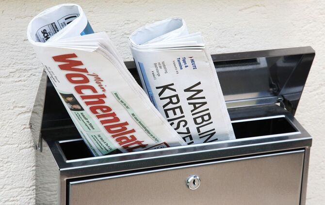 Kopie von wochenblawn2 Wochenblatt Briefkasten Zeitung