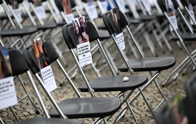 Zweiter Jahrestag Hamas-Angriff - Berlin