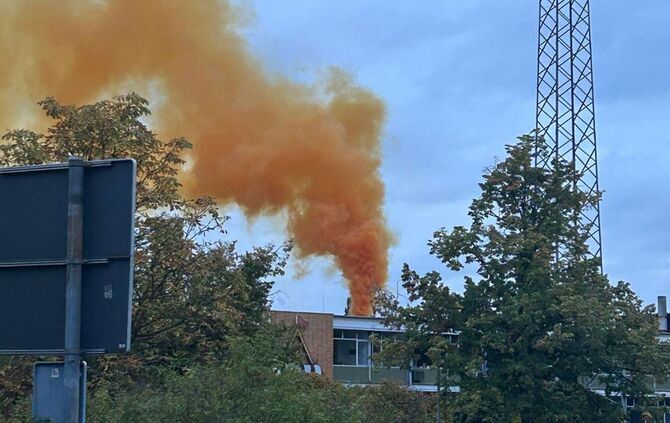 Warnung: Gaswolke über Aschaffenburg