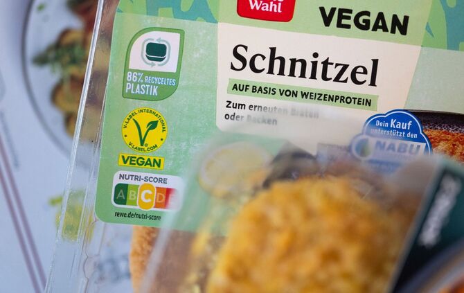 Veggie-Produkte - Veganes Schnitzel