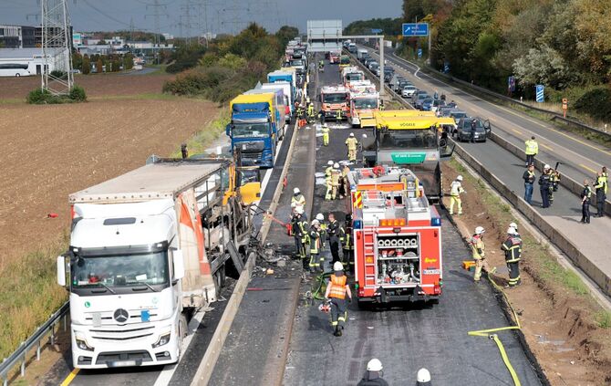 Toter bei Unfall auf A59