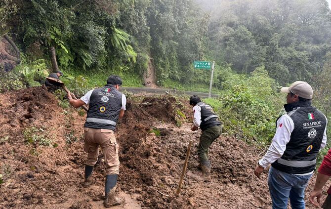 Überschwemmungen und Erdrutsche in Mexiko
