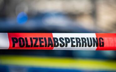 Absperrung der Polizei