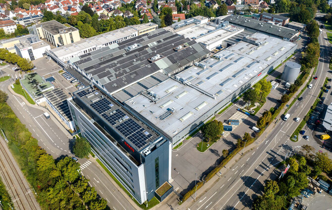 Luftbild BOSCH Waiblingen, 29.09.2025.
