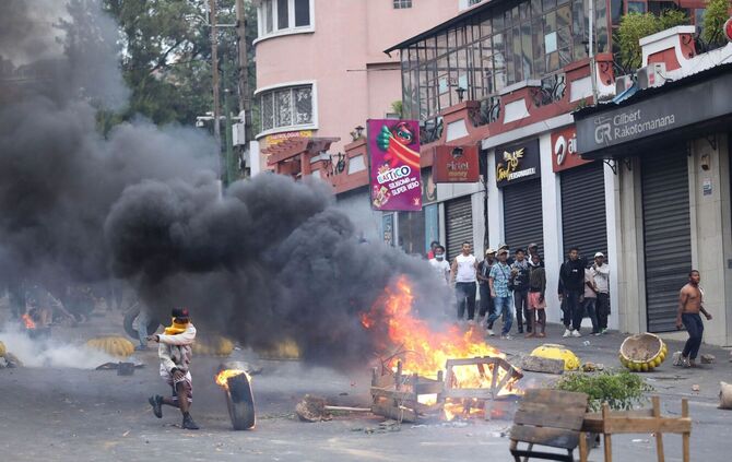 Demonstrationen in Madagaskar