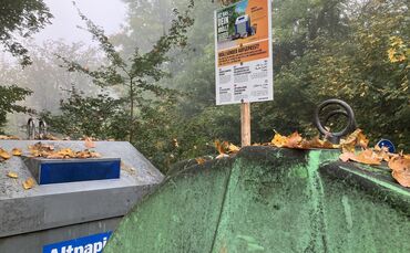Müll Abfall Container wilder illegaler AWRM