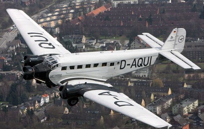 Ju 52 der Lufthansa wird in Frankfurt ausgestellt