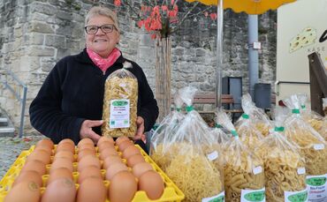 Stand Wochenmarkt Weller-Hof