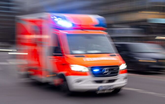 Krankenwagen im Einsatz