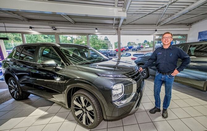 Der Outlander - einer von vielen Mitsubishi-Neuheiten.