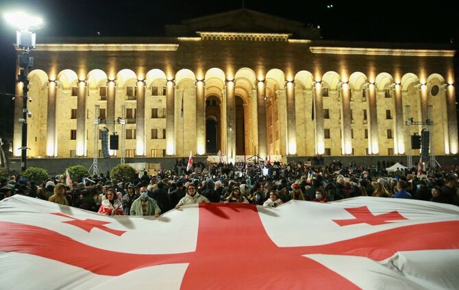 Proteste in Georgien