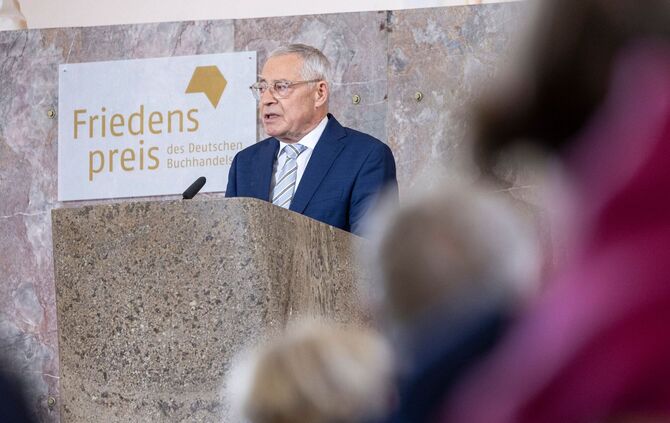 Übergabe Friedenspreis des Deutschen Buchhandels