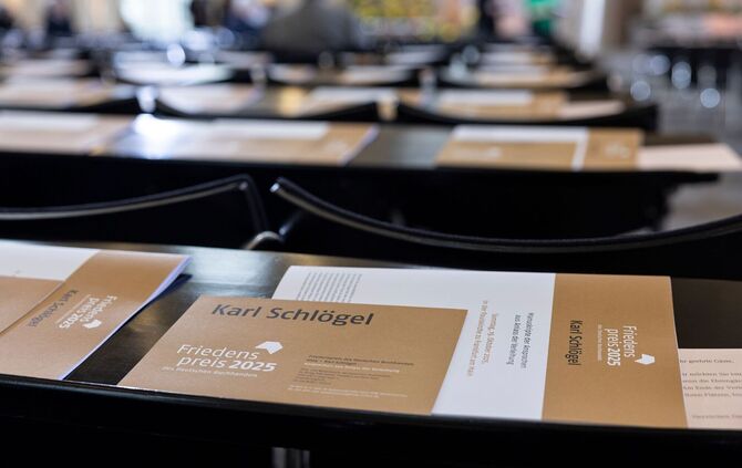 Übergabe Friedenspreis des Deutschen Buchhandels
