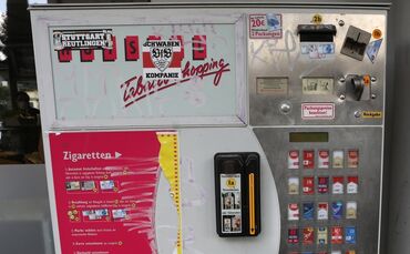 Zigarettenautomat symbol symbolbild Symbolfoto