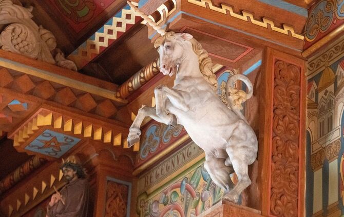 Schloss Neuschwanstein - Sängersaal restauriert