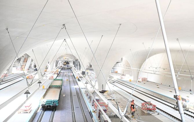 Baustelle Tiefbahnhof Stuttgart 21