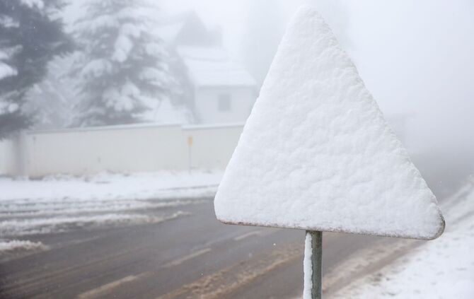 Wintereinbruch in Bosnien-Herzegowina