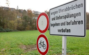 Sperrung Radweg