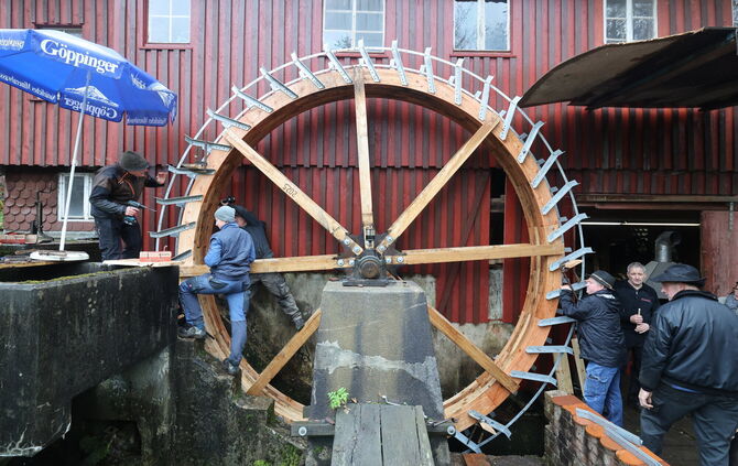 Mühlrad  Hundsberger Sägmühle