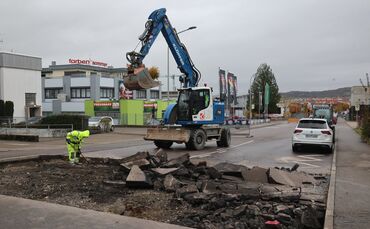 Baustelle Max-Eyth-Straße