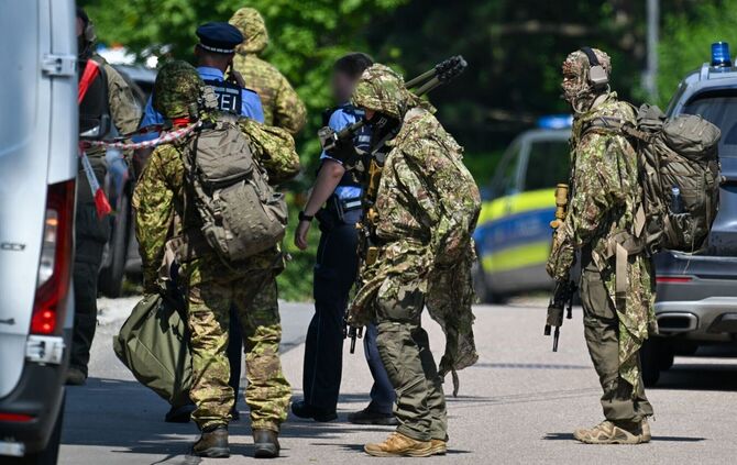 Größerer Polizeieinsatz in Rosengarten