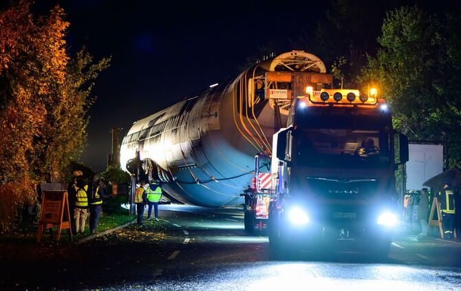 Ankunft Airbus A310 am Serengeti-Park