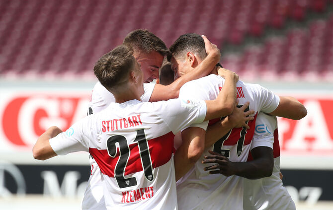 Fußball 2. Bundesliga VfB Stuttgart vs. SV Darmstadt 98