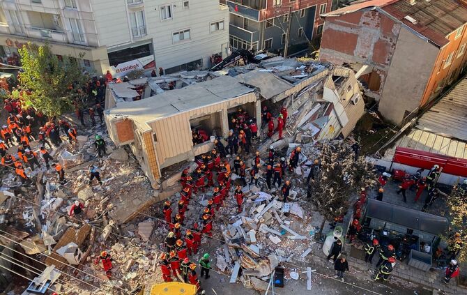 Gebäudeeinsturz in der Türkei