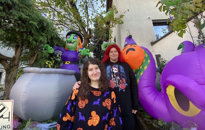 Halloween-Haus in Fellbach