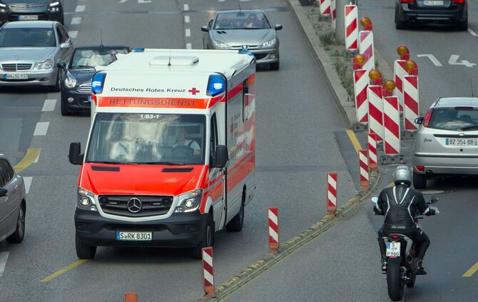 Rettungswagen in Stuttgart