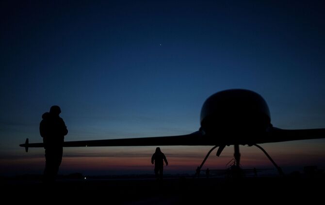 Ukraine-Krieg - ukrainische Drohnen