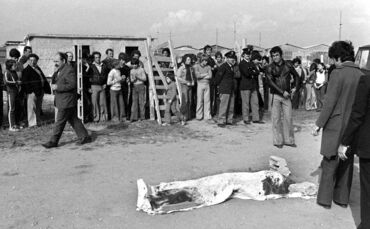 Der Leichnam von Pier Paolo Pasolini 