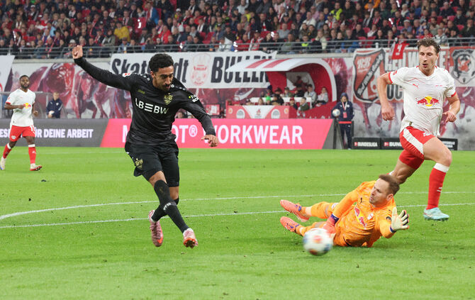 Fussball  RB Leipzig  vs. VfB Stuttgart