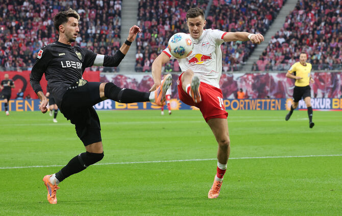 Fussball  RB Leipzig  vs. VfB Stuttgart