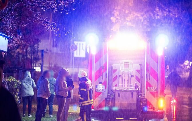 Polizeieinsatz im Nordwestzentrum in Frankfurt