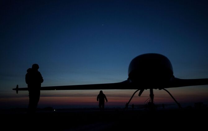 Ukraine-Krieg - ukrainische Drohnen