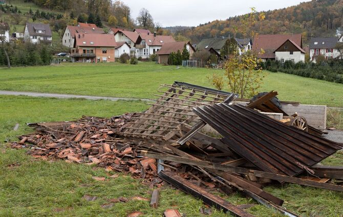 Sturmtief "Joshua" - Baden-Württemberg