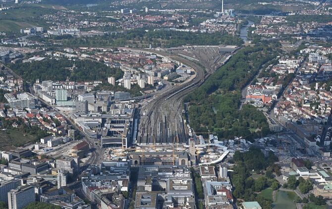 Gleisvorfeld Stuttgart Hauptbahnhof