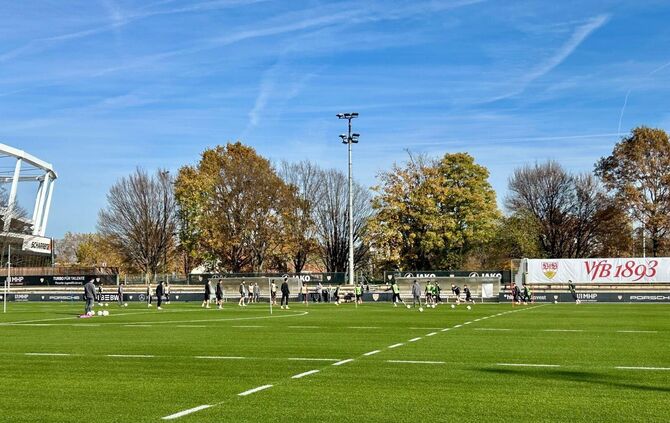 VfB-Abschlusstraining vor Rotterdam