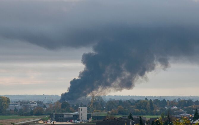 Sortieranlage in Brand