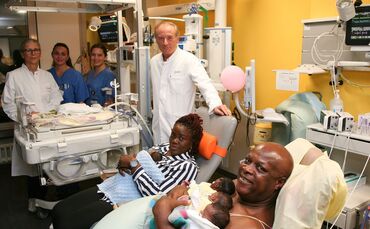 Fünflinge in Berlin geboren