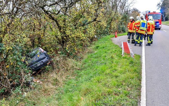Unfall Sonnebergstr., Remshalden, 08.11.2025.