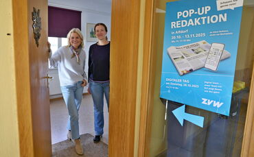 Pop-up-Redaktion uff em Wald