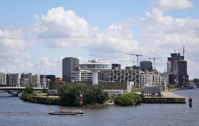 Baakenhöft Gelände in der Hafencity