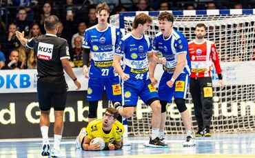 13.11.2025, GER, Handball, Maenner, Saison 25/26, Daikin 1.Bl, 12.Spieltag ThSV Eisenach - TVB Stuttgart