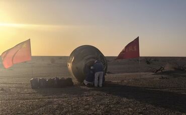 Chinas Astronauten zurück auf Erde