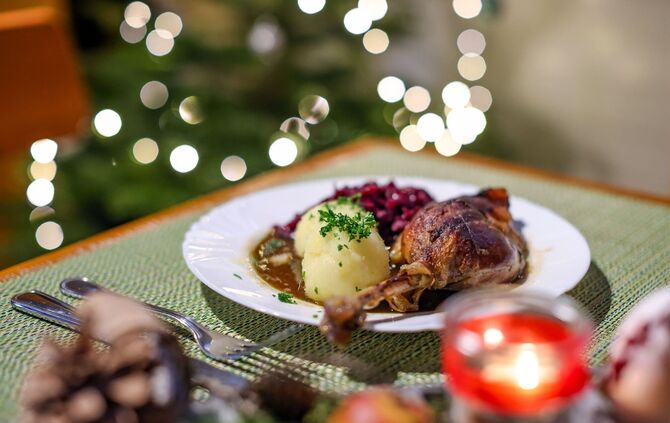 Weihnachten - Gänsebraten