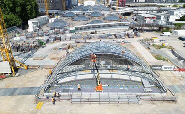 Baustelle Tiefbahnhof Stuttgart 21 - Eingangsportal
