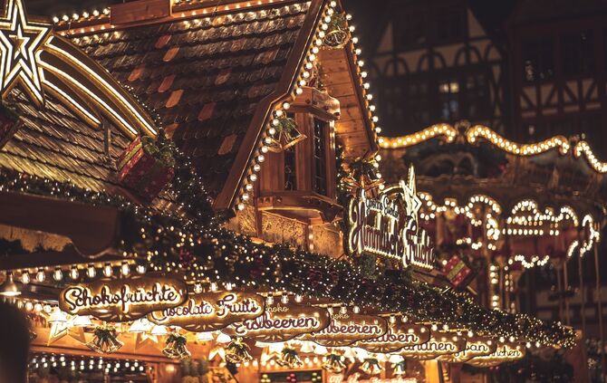 Weihnachtsmarkt Symbol Symbolfoto